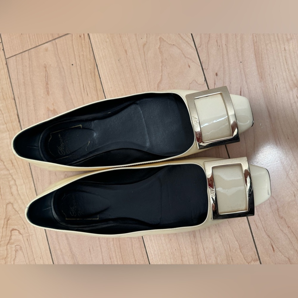 Roger Vivier Patent Leather Flats